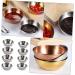 MAGICLULU 24 Pcs Silver Sauce Dish Dipping Sauce Seasoning Dish Stainless Steel 9x9cmx3pcs Silverx3pcs - Buy Online on SooperMarket.com