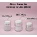 3-Pack Airless Pump Jars - 1.7 oz Refillable Cosmetic Cream Jars - Travel-Friendly Containers for Face Creams and Moisturizers - Buy Online on SooperMarket.com
