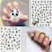 Panda Nail Stickers Decal - 5 Sheets 3D Self-Adhesive Cute Cartoon Nail Art Supplies for Women, Kids & Girls - Designer Manicure DIY Decorations - Buy Online on SooperMarket.com