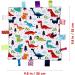 NUOBESTY Baby Security Tag Blanket - Dinosaur Pattern Taggy Blanket for Newborns - Buy Online on SooperMarket.com