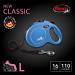 Flexi Classic Retractable Dog Leash - 16 ft Size L Blue | Durable & Comfortable for Pet Walks | International Shipping - Buy Online on SooperMarket.com