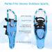 Premium Snowshoes with Adjustable Hiking Sticks - Aluminum Frame 3-in-1 Design Size 38-45 90-110 kg - Ideal for Men & Women - Includes Carrying Bag - Perfect for Snow Hiking - Buy Online on SooperMarket.com