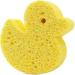 Visiblurry Bath Sponge for Kids | Soft Wood Pulp Sponge Body Wash Scrubber | Shower Sponge Dead Skin Remover Cute Shower Brush Bath Supplies for Toddler Kids Baby Yellow - Buy Online on SooperMarket.com