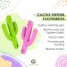 Baby Cactus Teether - Infant Training Toothbrush in Green | Eco-Friendly Silicone Teething Toy - Buy Online on SooperMarket.com