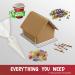 BIG Pre-Baked & Pre-Assembled Gingerbread House Kit - Christmas Fun Activity with Cookies, Candies, Icing, and Candy Cups Included - Buy Online on SooperMarket.com