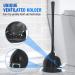 Uptronic All-Angle Toilet Plunger with Holder - Heavy Duty Black Plunger for Bathroom - Buy Online on SooperMarket.com