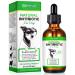 Antibiotics for Dogs Dog Supplement Drops Supports Dogs Allergy Relief Dogs Skin Itch Relief Kennel Cough UTI and Ear Infection - Pet Health Supplement Dog Multivitamin Bacon Flavor - 2 Fl Oz