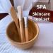 Face Mask Mixing Bowl Set - Bamboo DIY Facial Tools for Skin Care | Complete Mixing Tool Kit with Bowl Spatula Spoon & Brush Applicator - Buy Online on SooperMarket.com