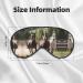 SSIMOO Three Running Horses Soft Sleep Eye Mask - Breathable Black Eye Patch for Women | Perfect for Travel & Relaxation - Buy Online on SooperMarket.com