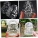 BRIGHTFUFU Plastic Fruit 2pcs Watermelon Tool Duddha Melon Tiny Growth Mold Tools Mould Buddha Adorable Shaping Transparent - Buy Online on SooperMarket.com