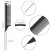 Carbon Steel Rat Tail Comb Set with Teasing Combs and 3 Styling Clips - Heat Resistant Barber Comb for Braiding and Styling Hair (Black) - Buy Online on SooperMarket.com