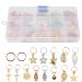 15 Types DIY Hair Braids Dreads Rings Hair Braiding Dreadlocks Hair Rings Decoration Accessories for Braids Extensions Buns (125 PCS)