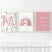 Pompom Prints Set of 3 Girls Bedroom Prints Rainbow Nursery Prints Scandi Boho Style Nursery Decor Playroom Prints Picture Frames not Included (8x10 Inch M) 8x10 Inch M