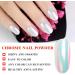 Mermaid Neon Chrome Nail Powder Kit - Gradient Glitter Pigment for Gel Nails - 2Pcs Set with Nail Sponge Brush - Nail Art Decoration - Buy Online on SooperMarket.com