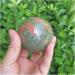 Natural Crystal Rough Natural Sphere Natural Green Flower Crystal Quartz Epidote Stone Ball Sphere 1pc for Decoration Gift Decoration feng Shui. 60-70mm - Buy Online on SooperMarket.com