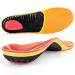 TOPSOLE Orthotic Insoles Plantar Fasciitis Arch Support Inserts Orthopedic Insoles Relieve Flat Feet High Arch Metatarsalgia Foot Pain Shock Absorption Comfort Work Boot Shoe Insoles for Men Women UK-6-25.3cm(10in) Top272-red
