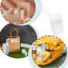 Dispenser Bottle with Keychain 30ml Empty Travel Dispenser Bottle | High Transparency Empty Refillable Containers for Shampoo Hand Wash Cleansing Lotion Toner Body Wash - Buy Online on SooperMarket.com