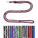 Dog linen small dogs up to 15 kg / double linen 4-way adjustable 2.40m / 2.80m / 3.50m guiding leash very light & robust (2.80m 4 times adjustable Montana (Bordeaux-Maineblau)) 2.80m 4 timesAdjustable Montana (Bordeaux-Maineblau)
