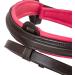 Buy Sunride English Combined Bridle Hawaii - Soft Real Leather Adjustable & Anatomical Full Brown/Pink - Ships Internationally - Buy Online on SooperMarket.com