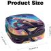 Color Turtle Galaxy Menstrual Cup Pouch - Portable Period Storage Bag for Women and Girls | Multi-colored - 1 Pack - Buy Online on SooperMarket.com