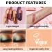 Oulac Liquid Glitter Eyeshadow - Metallic Baby Pink Shimmer Eyeliner, Vegan & Cruelty-Free - Pink Volt (15) - Buy Online on SooperMarket.com