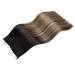LAAVOO Balayage Tape Extensions - Real Hair Tape Extensions #1b/4/27 | 35cm | 50g | Invisible Seamless Hair Extensions for Natural Look - Buy Online on SooperMarket.com