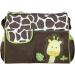 Accessotech Waterproof Baby Diaper Nappy Mummy Changing Handbag Shoulder Bag with Mat Travel (Giraffe Green) - Buy Online on SooperMarket.com