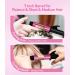 Dual Voltage Travel Ceramic Curling Iron - 1 Inch Mini Size Adjustable Temperature Keratin & Argan Oil - Perfect for Short Hair Includes Storage Bag Hot Pink - Buy Online on SooperMarket.com