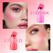 2PCS Cooling Water Jelly Lip Tint & Blush - 3-in-1 Cheek & Lip Makeup - Chill Poppy Pink Stain Gloss - Buy Online on SooperMarket.com