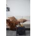 Creative Co-Op Goat Fur Cushion Pillow - Soft Brown & White Accent Pillow for Stylish Home Decor - Buy Online on SooperMarket.com