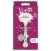 Gillette Venus Store Comfortglide with Olay Sugarberry Womens Razor Handle + 2 Blade Refills, Silver, 1 Count Metal Handle + 2 (Sugarberry)