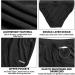 TENJOY Men's Running Shorts - Gym Athletic Workout Shorts with Zipper Pocket, Black, Medium - Buy Online on SooperMarket.com