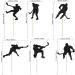 Gyufise 24Pcs Hockey Cupcake Toppers Black Glitter Hockey Players Cupcake Picks Ice Hockey Sports Theme Baby Shower Boys Girls Birthday Party Cake Decorations Supplies Black-1 - Buy Online on SooperMarket.com