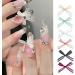 10x/Set Organza Bowknot Nail Black White Nails Art Nails Art Decoration Nail Supplies For Salons 10x Nail Nails Art Champagne Organza Bowknot Nail Multi-Color - Buy Online on SooperMarket.com