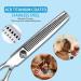 Maxshop Professional Dog Grooming Scissors Set - Titanium Stainless Steel Thinning Shears for Dogs & Cats - Set of 3 - Buy Online on SooperMarket.com