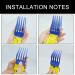 Wahl Hair Clipper Guards - 3 Pack Blue - Premium Compatible - BESTBOMG - Buy Online on SooperMarket.com