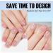 TOMICCA Extra Short Oval Nail Tips 180PCS Pink Soft Gel Nails - 3 in 1 Base Coat Coverage - Matte Full Coverage Nail Tips for Nail Art Extensions - Buy Online on SooperMarket.com