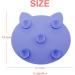  2-Pack Makeup Brush Cleaning Mat Cute Cat Ear Animal Design Silicone Portable Brush Cleaner Pad Washing Tools with Suction Cups US Patent Registered (Purple+Green) - Buy Online on SooperMarket.com