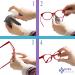 GMS Optical Soft Silicone Adhesive Nose Pads for Glasses Sunglasses and Eye Wear - 1.8mm x 18mm (Clear 5 Pair) - Buy Online on SooperMarket.com