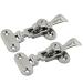 NRC&XRC Heavy Duty 316 Stainless Steel Anti-Rattle Lockable Hold Down CLAMP Latch Locker Hatch Hardware 2 PACKS