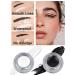Gorvalin Black and White Gel Eyeliner Set with Brushes - Waterproof 2-in-1 Cream Eyeliner & Eyebrow Gel Kit - Buy Online on SooperMarket.com