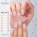 Semi Cured Gel Nail Polish Strips Adhesive Gel Nail Art Stickers Lasting Glitter Gel Nail Wraps Sticker with Nail File Semi Cured Gel Nail Stickers for Toes White with Uv Light Bsg0327 - Buy Online on SooperMarket.com