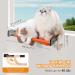 DESCHIGH Cat Window Perch - Large Cat Hammock Seat with Wood & Acrylic Frame for Windowsill - Adjustable Bed for Indoor Cats - Buy Online on SooperMarket.com