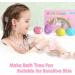Unicorn Bath Bombs for Girls Kids with Surprise Jewelry Toys Inside - 12+1 Pack | Mermaid Necklace and Dino Egg Bubble Bath Bombs for Princess Girls - Buy Online on SooperMarket.com
