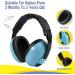 GUKOY Baby Ear Protection Headphones | Noise Cancelling Ear Defenders for Ages 0-3 Years | Infant Hearing Protection Earmuffs in Blue - Buy Online on SooperMarket.com