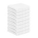 Textila Terry Washcloth Pack of 8 - White - 13x13 Inches Soft - Luxurious and Absorbent - Perfect for Bath Face Hand Kitchen Spa Hotel Gym and Home Use. 13x13 - 8 PK White