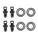 Booms Fishing HK1 Magnetic Hook Keeper Black(4pcs)