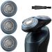 SH60/72 Replacement Heads Compatible with norelco Series 6000 Electric Shaver SH60 Razor Head for Series 6000 Shaver S6810 S6820 S6850 S6880/81 S6810 Sh60 Shaving Replacement Heads SH60 3Pack