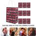 ULTECHNOVO 40 Pcs Valentine's Day Tote Paper Storage Bags Paper Favor Bags Kids Birthday Paper Goodie Bags Valentines Treat Bag Goodie Bags for Kids Valentine Bags with Handles Handheld Gift 1 count (Pack of 1) As Shown 2x4pcs - Buy Online on SooperMarket.com