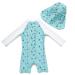 Bonverano Baby Boys Swimsuit UPF 50+ Long-Sleeve Pelican 6-9 Months - Buy Online on SooperMarket.com